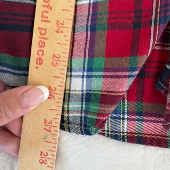 Boy's Ralph Lauren Tartan Plaid Button Front Shirt Boys Large - Picture 10 of 10